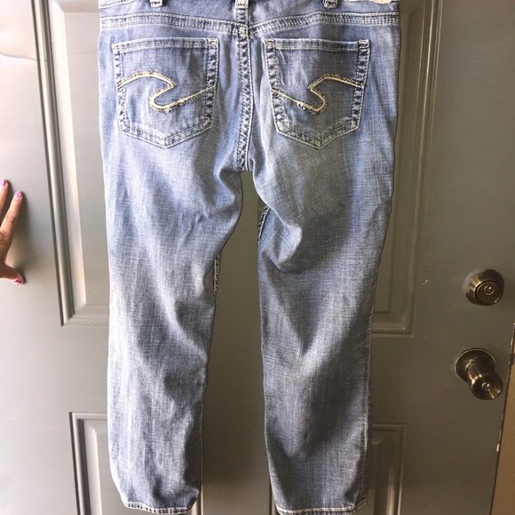 Suki Capri Silver Jeans - Picture 2 of 2